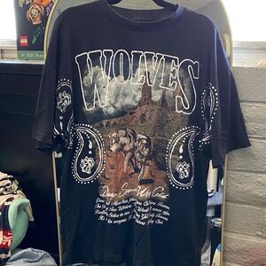 Darc sport Black Wolves Graphic T-Shirt